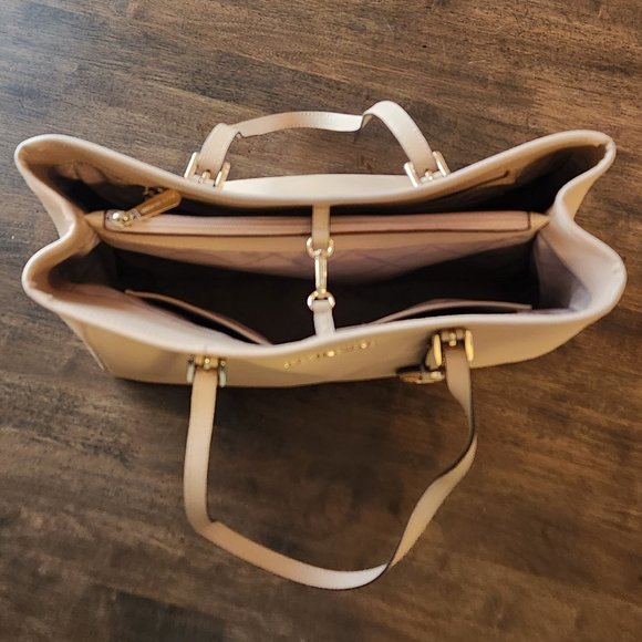 Michael Kors Tote Bag - Neutral Tan Color - Picture 10 of 15